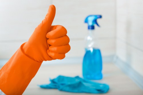 Stain removal during mattress cleaning service in Wembley Park